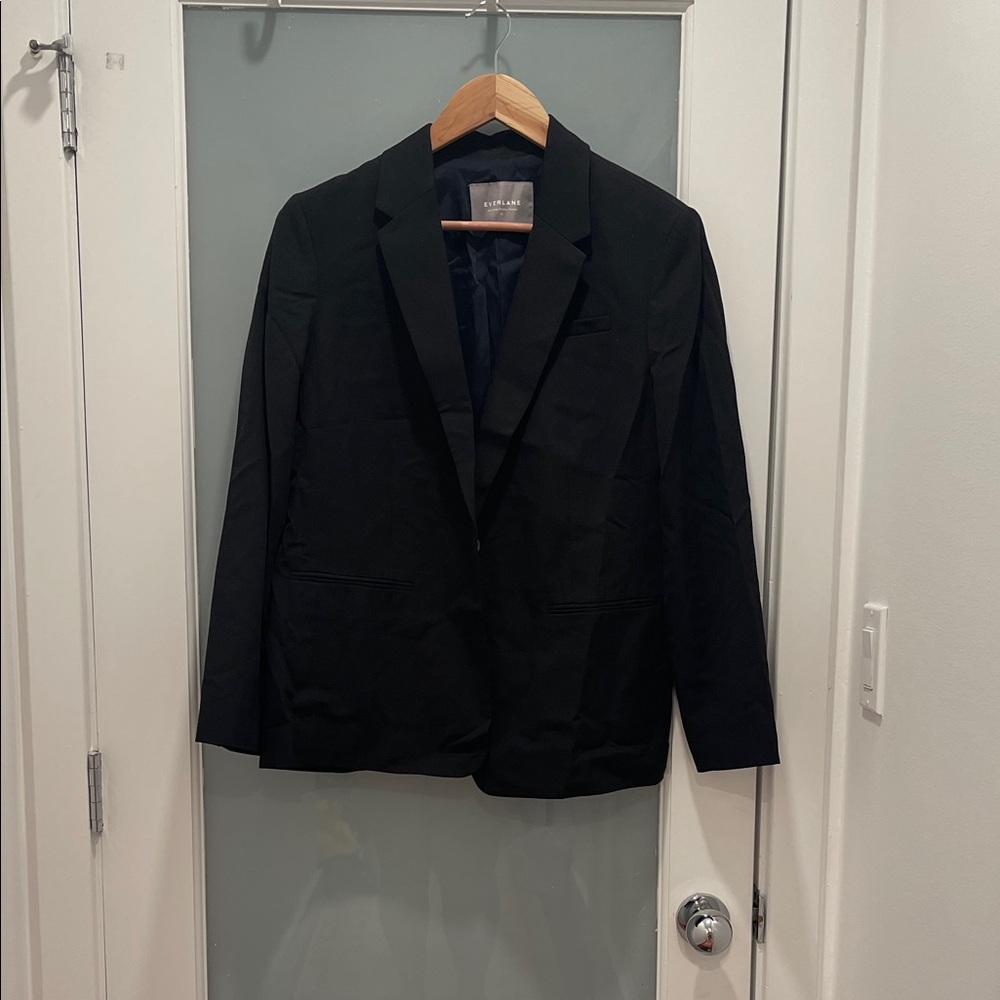 Everlane Wool Black Blazer